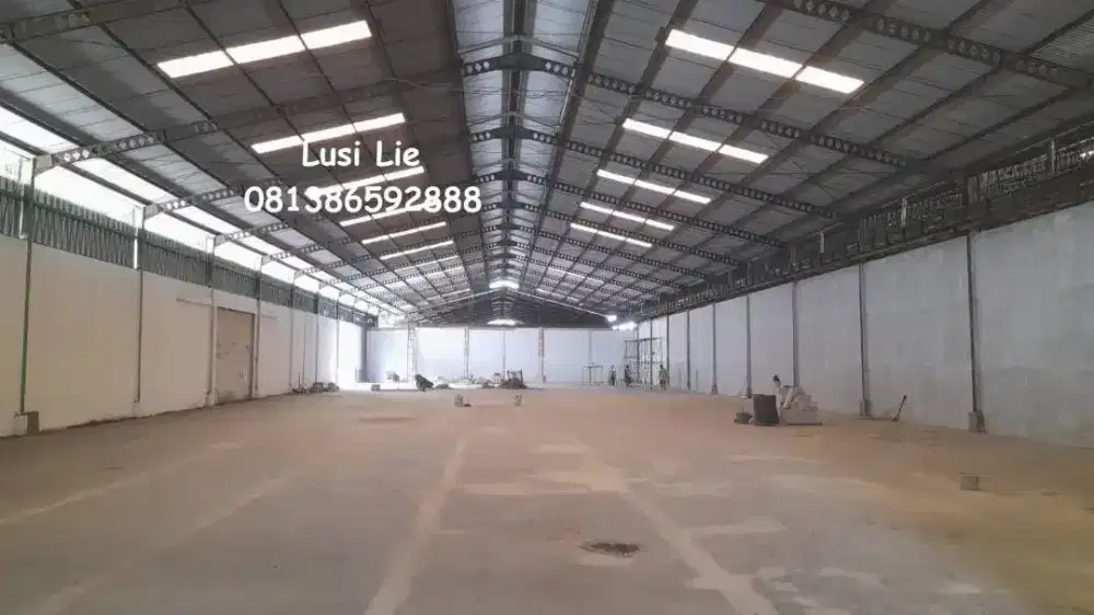 Gudang bitung dekat pintu tol luas 2000 m , akses kontainer