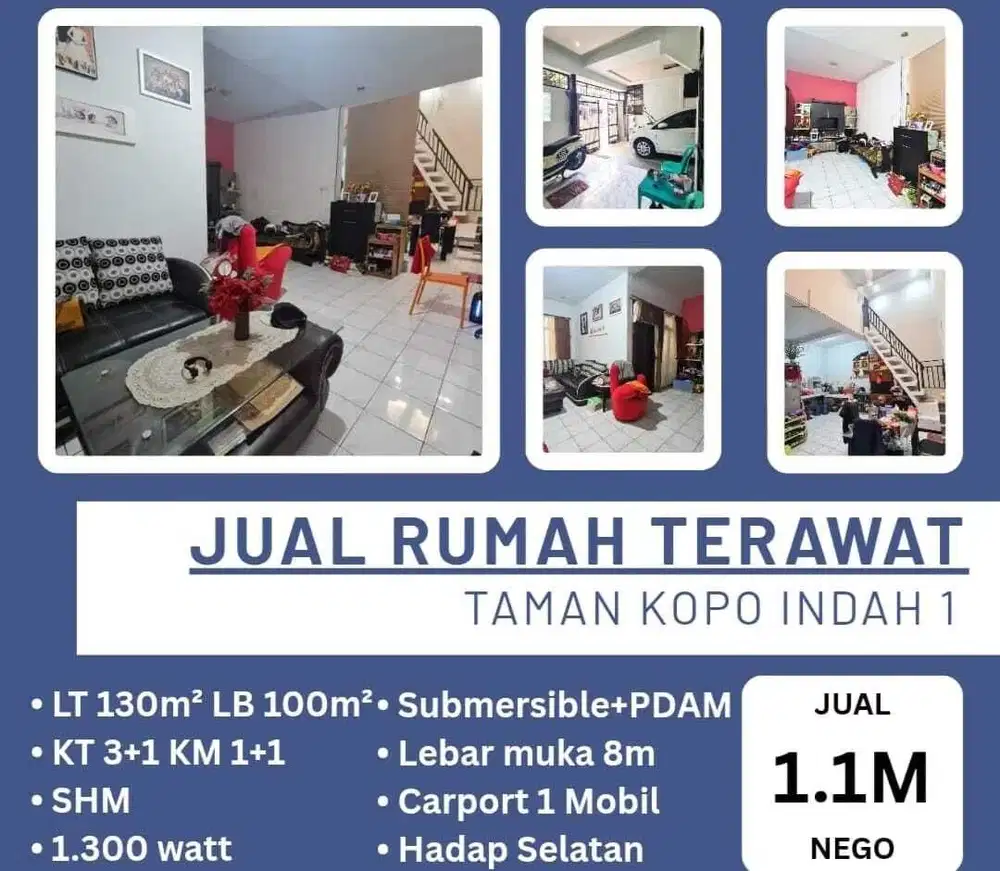 Termurah! Rumah Terawat di Taman Kopo Indah 1 Bandung