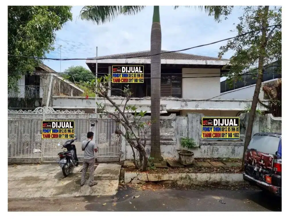 Dijual Rumah Tua Hitung Tanah di Jln Parang Triris Ancol Barat