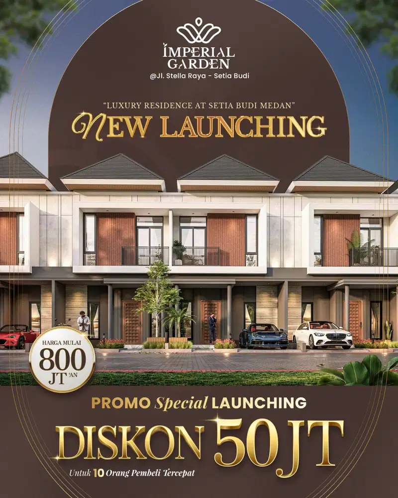 Dijual Villa Murah Imperial Garden Area Setiabudi