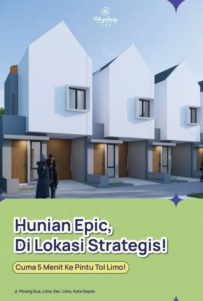 5Menit Ke Pintu Toll Limo Depok dan Dekat Jakarta Selatan