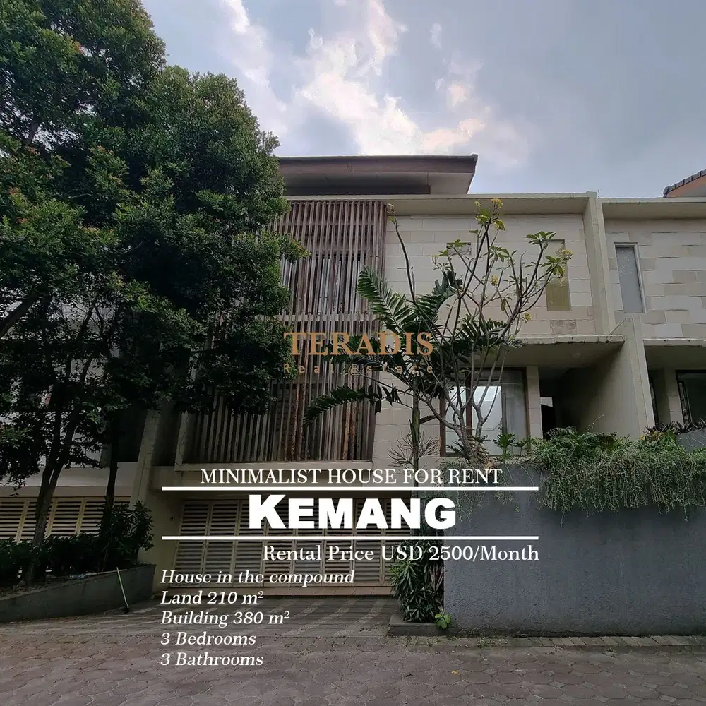 MINIMALIST HOUSE KEMANG FOR RENT