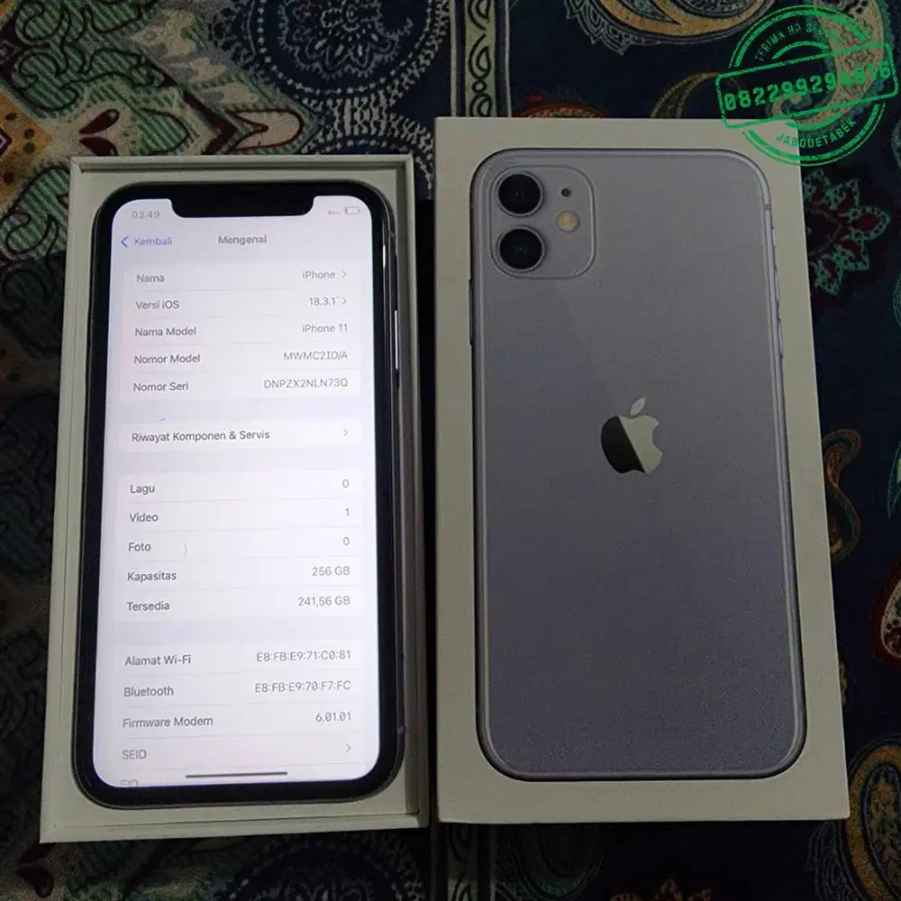 Iphone 11 128gb ibox bekas