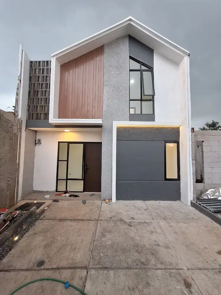 S790.Rumah Mezanine Modern Pondok Cabe Ready Hny 700 Jutaan Tangerang