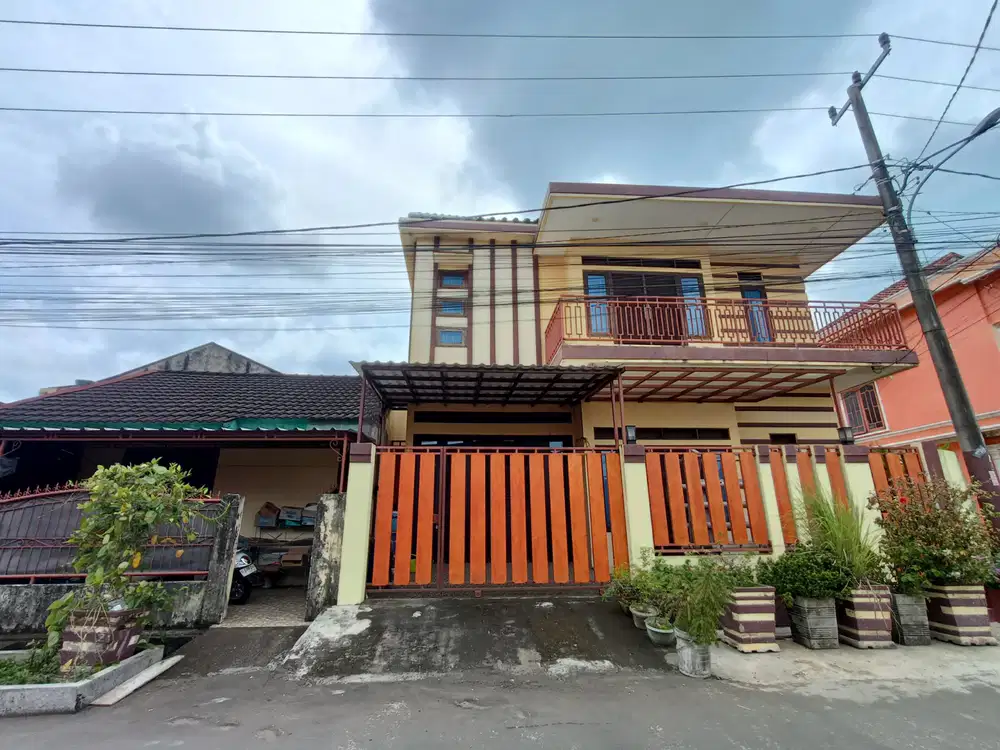 DIJUAL 2 RUMAH JADI 1 FULL FURNISH PERUMNAS TALANG KELAPA