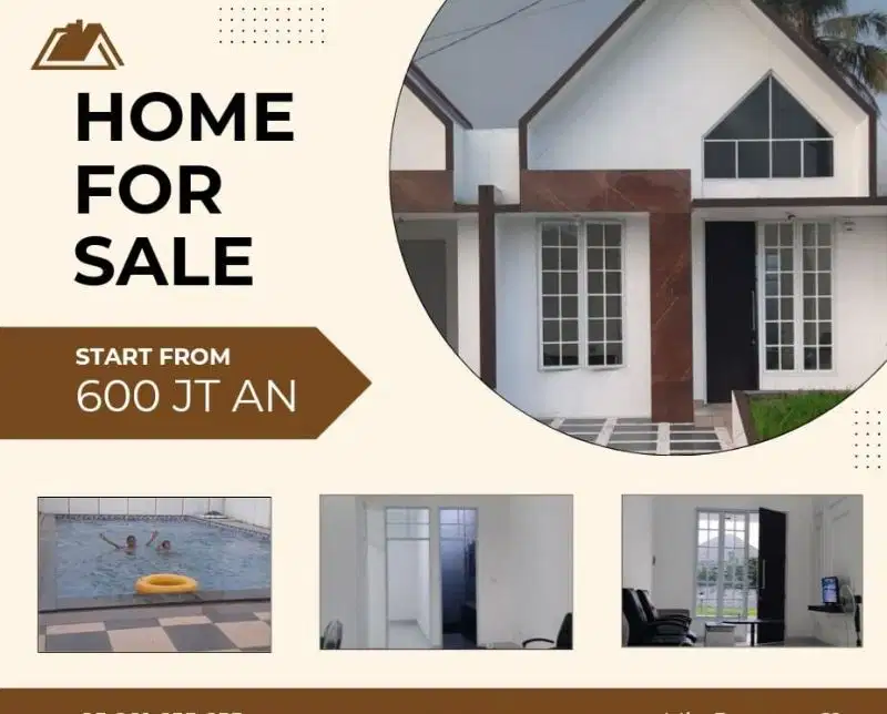 Promo Dp 0 Rumah Cantik dekat Stasiun dan Pintu Tol