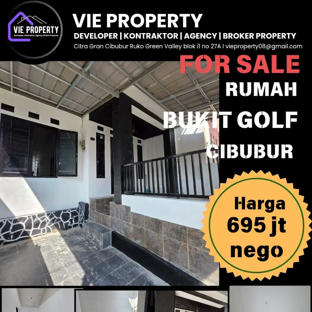 Rumah cantik siap huni bukit golf cibubur