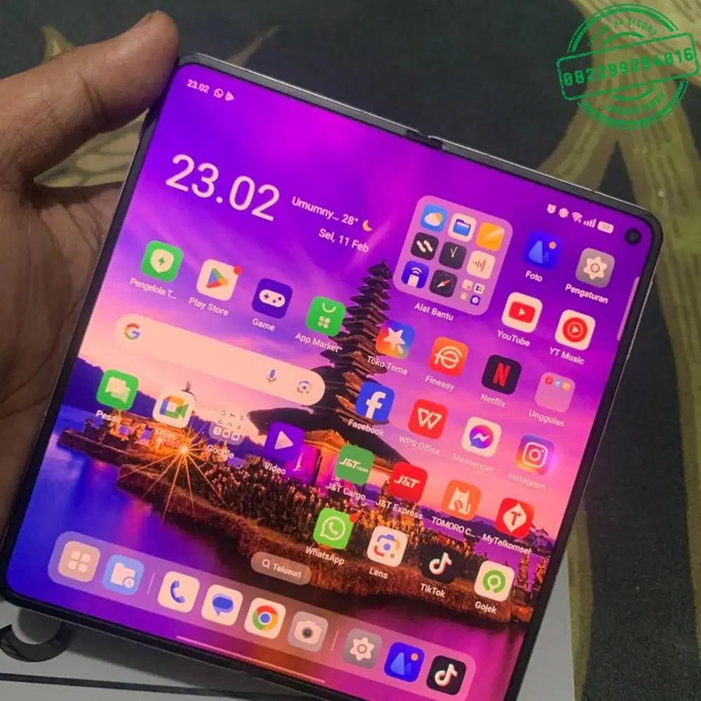 Huawei x6 fold lengkap mulus ori
