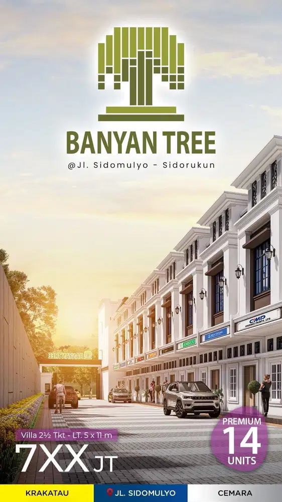 Komplek banyan tree jalan sidomulyo