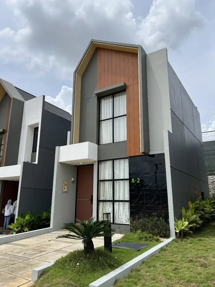 Rumah 2 Lantai Ready Siap Huni Minimalis Modern dekat Stasiun KRL BSD