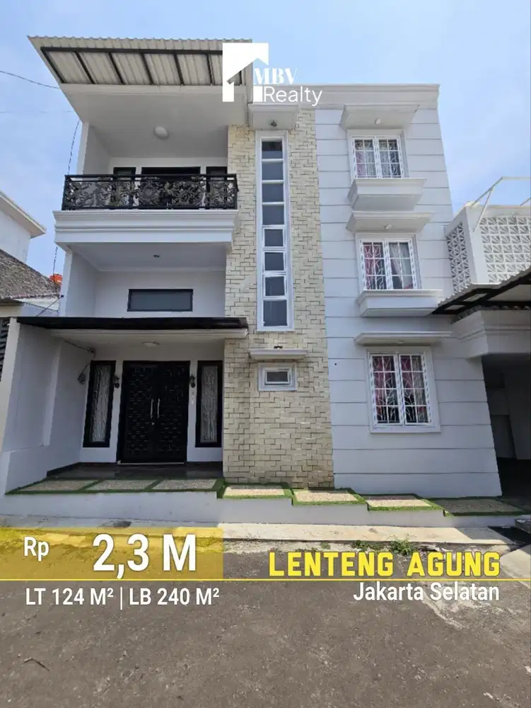 MBV249 Rumah Secondary Mewah 3 Lt With Private Pool di Lenteng Agung