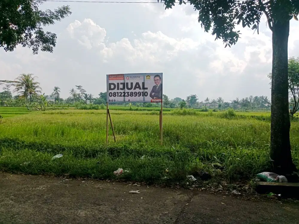 Tanah Sawah 3220 m2 di Karangtengah Dekat Pusat Kota Cianjur