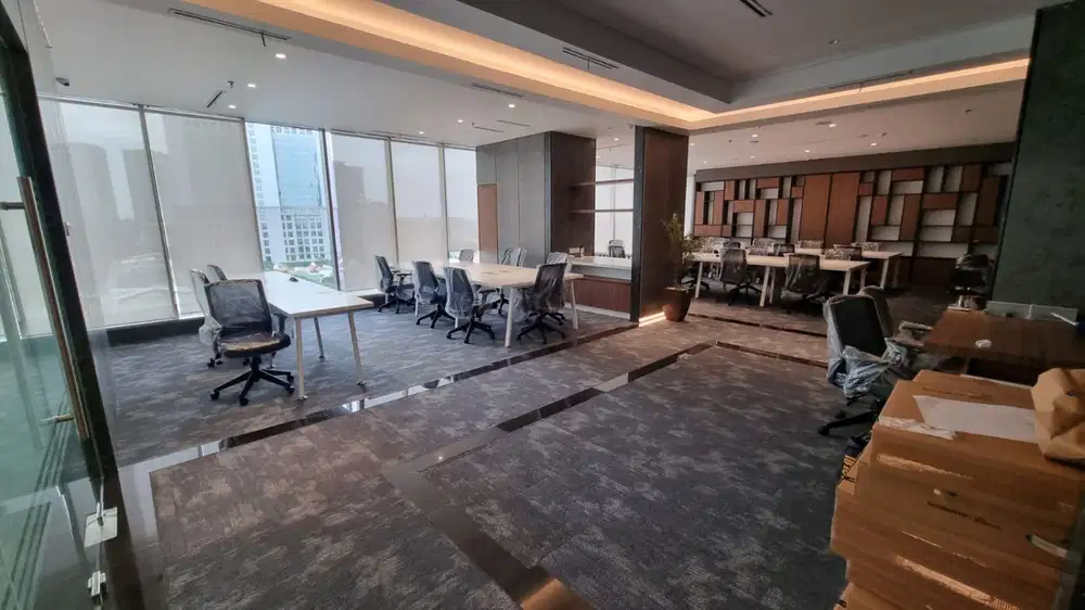 Office Gold Coast Pik luas 353 m , furnished rapi