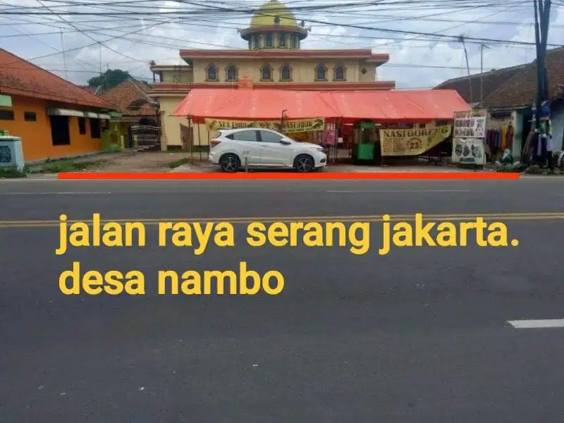 tanah di jalan raya serang jakarta nambo ciruas