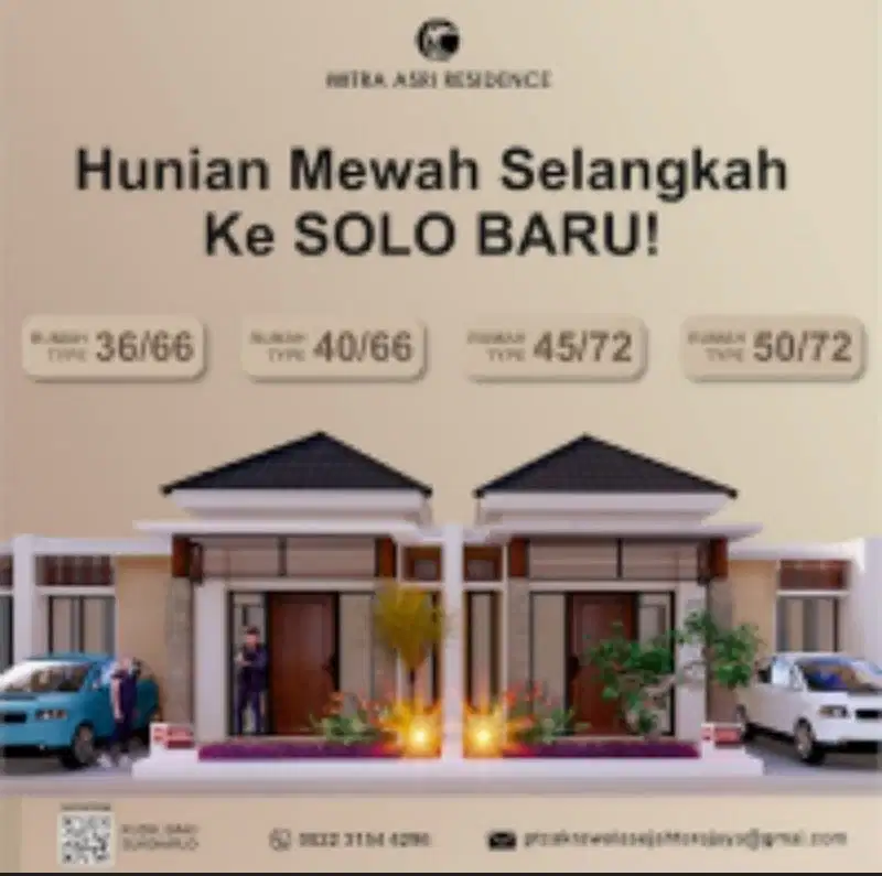 RUMAH CLUSTER SOLO BARU DEKAT RS DR OEN