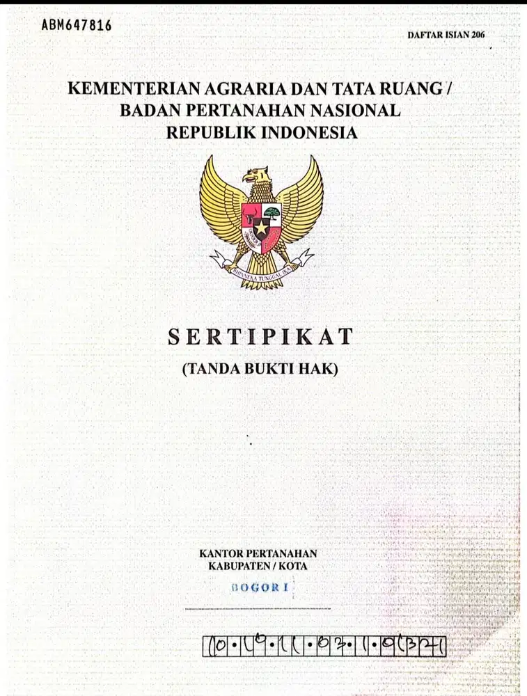 Jual tanah shm Strategis dicisarua puncak bogor