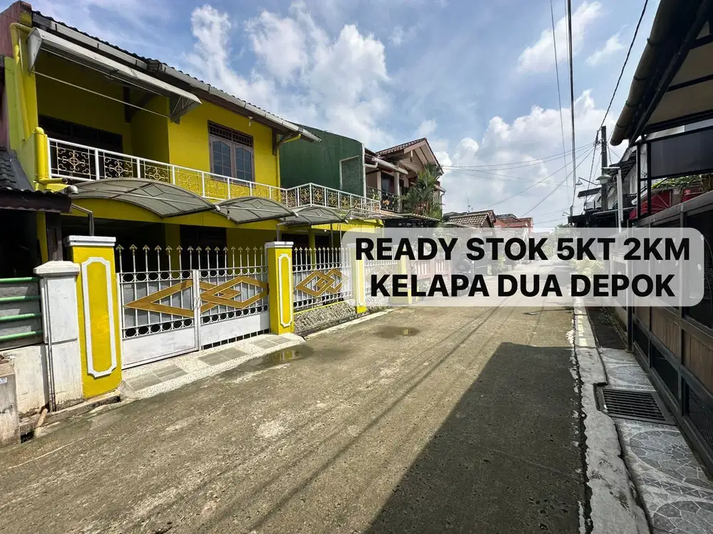 KELAPA DUA DEPOK JUAL BUTUH RUMAH SECOND TERMURAAAH NEGO