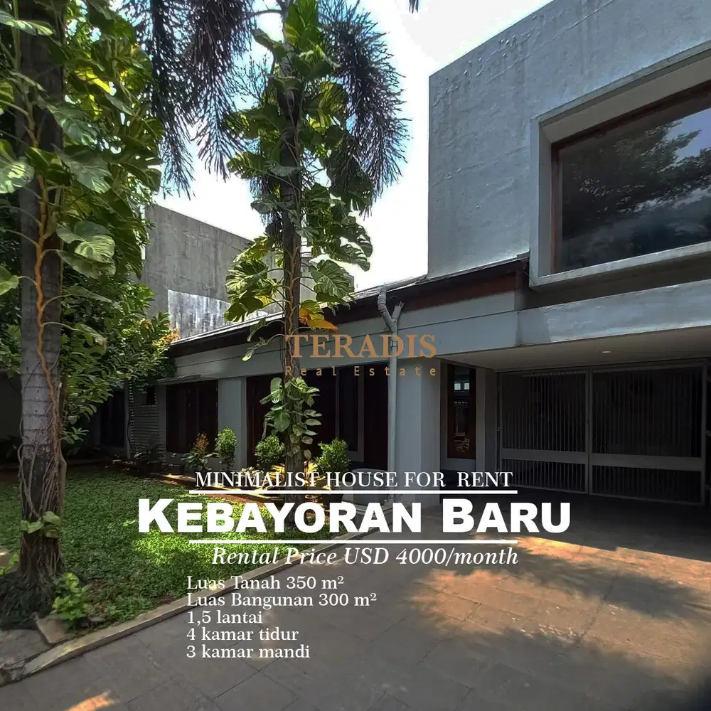 FOR RENT KEBAYORAN BARU