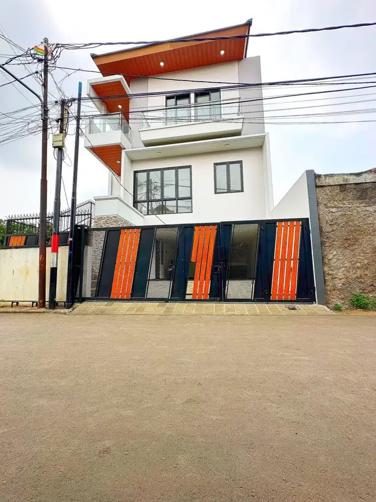 Akses 2 Mobil Type Luas Rumah Mewah Duren Sawit JAKTIM