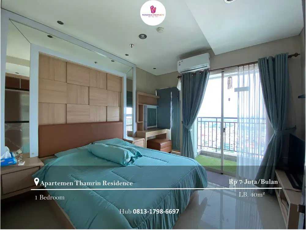 Disewakan Apartement Thamrin Residence 1BR Full Furnished Tower B