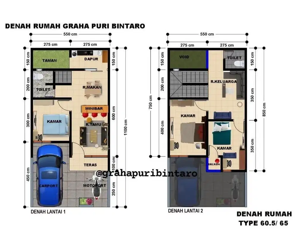 Perumahan Baru Cluster Graha Puri Bintaro di Tangerang Selatan