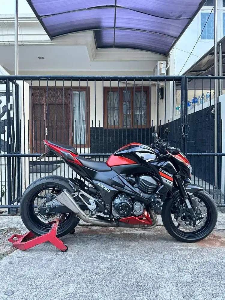 [YMS] Kawasaki Ninja Z8 Z800 2013 ABS Oren rare Item Modif Carbon