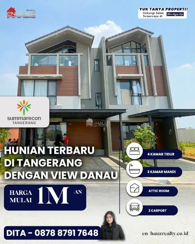 Rumah Premium Attic Summarecon Tangerang