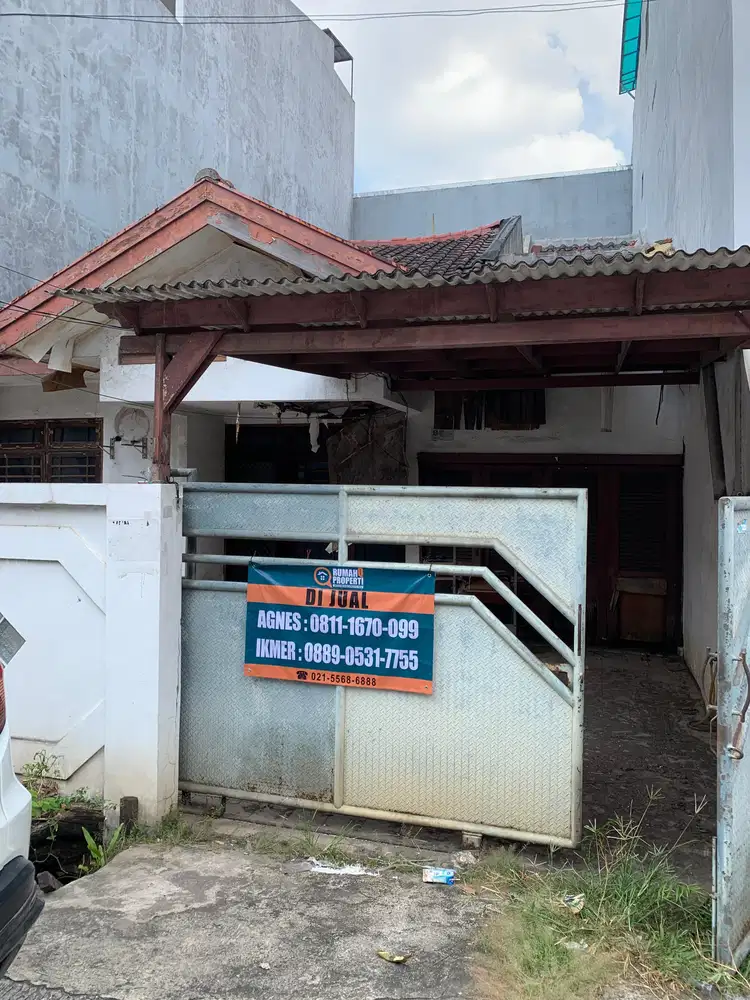 Dijual Murah Rumah Tua  Taman Duta Mas Jelambar Jakarta Barat