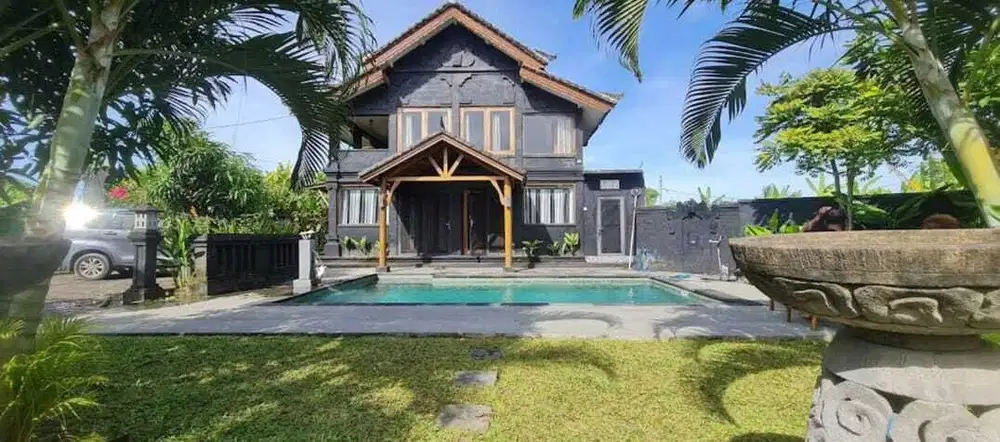 Dijual villa siap huni , kawasan sejuk Berlokasi di area gianyar