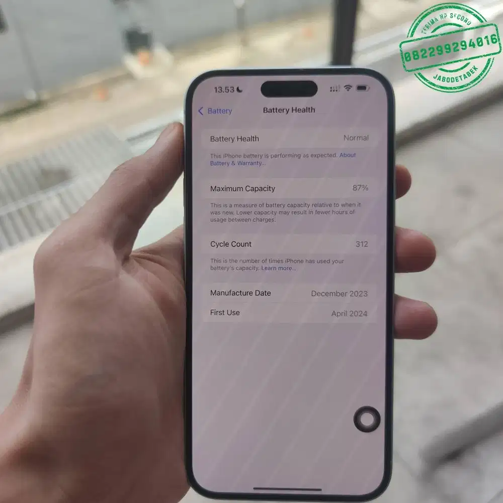 iphone 15 128gb ibox lengkap ori mulus