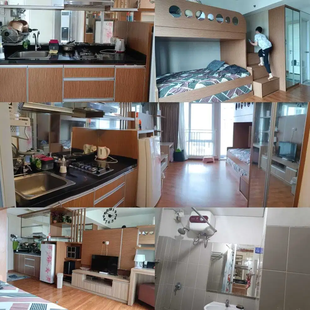 Dijual Apartement Altiz studio full furnished hadap kolam renang