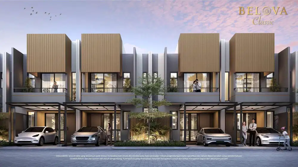 Dijual Rumah 2 Lantai Belova Classic @Terravia di BSD City, Tangerang