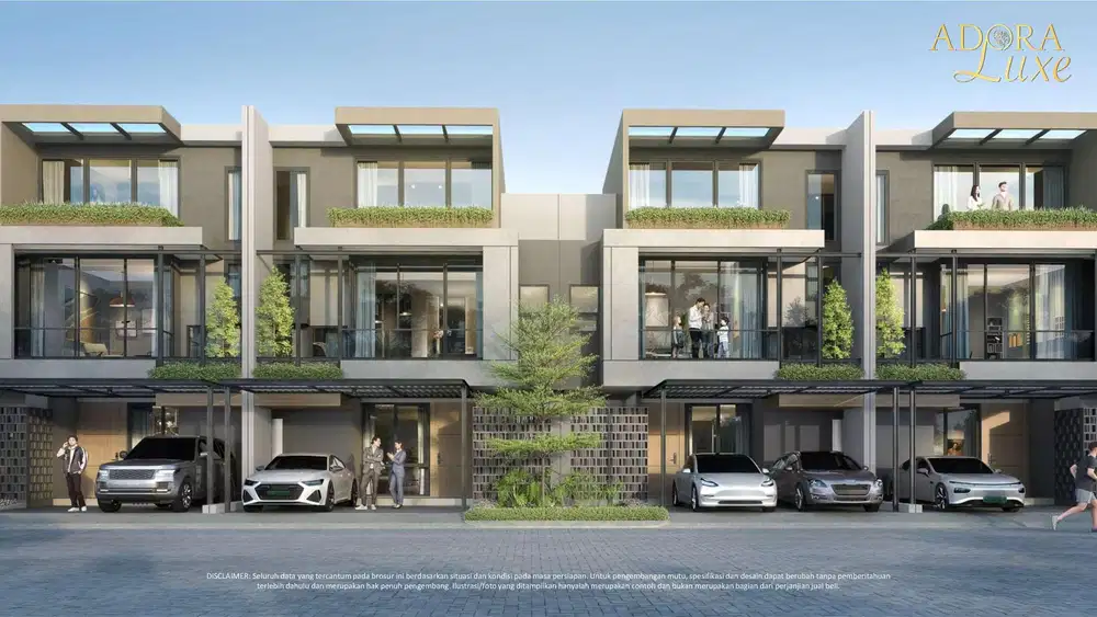 Dijual Hunian Mewah 3 Lantai Adora Luxe @Terravia di BSD City, Tangerang