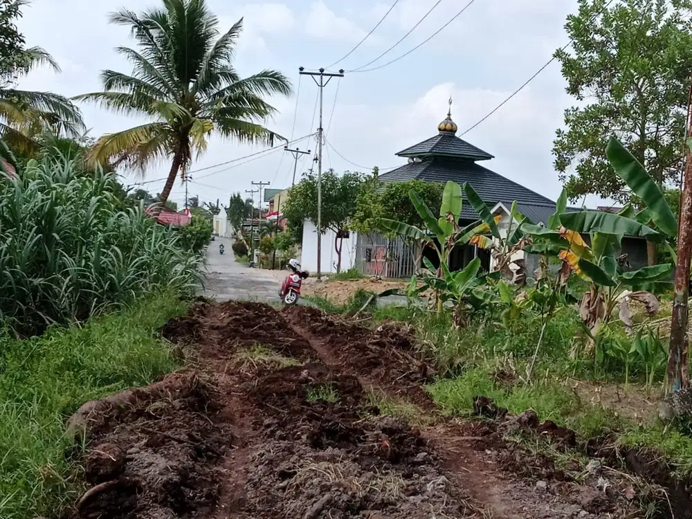 Tanah di Pekanbaru jl Bukit Barisan masuk jl selamat 20x30m