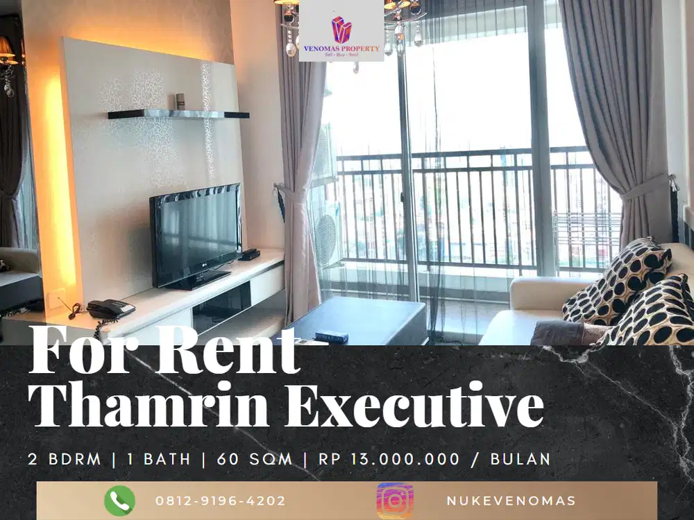 Disewakan Apartement Thamrin Executive 2 Bedrooms Full Furnished