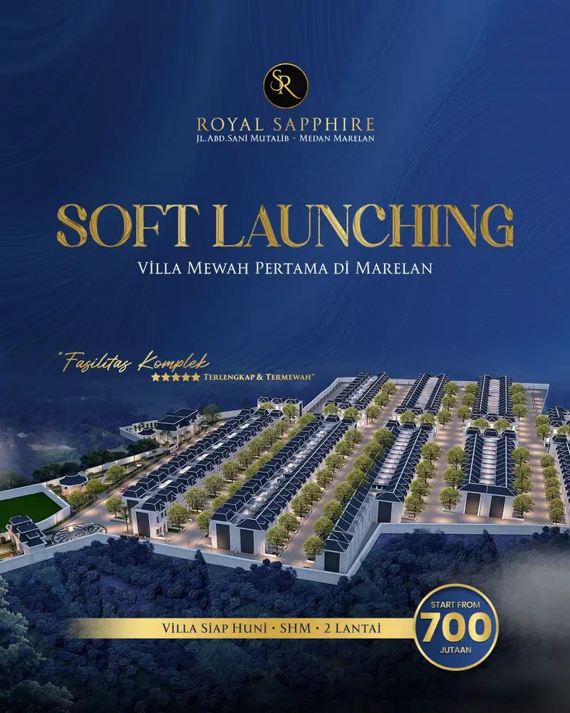 Dijual komplek royal sapphire di marelan
