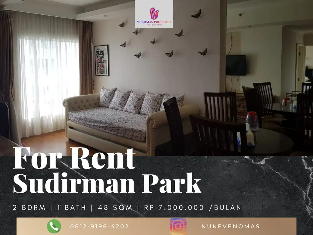 Disewakan Apartement Sudirman Park Full Furnished 2BR View Timur Pool