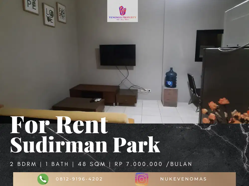 Disewakan Apartement Sudirman Park Full Furnished Low Floor 2BR