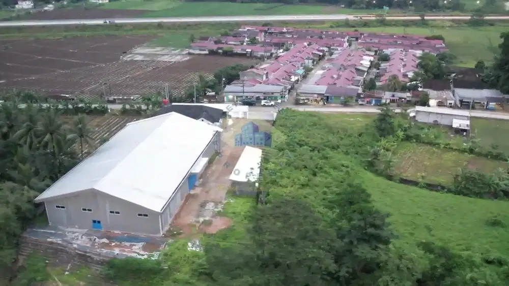 Jual Pabrik Baru dekat Tol Rangkasbitung di Jalan Raya Kaduagung