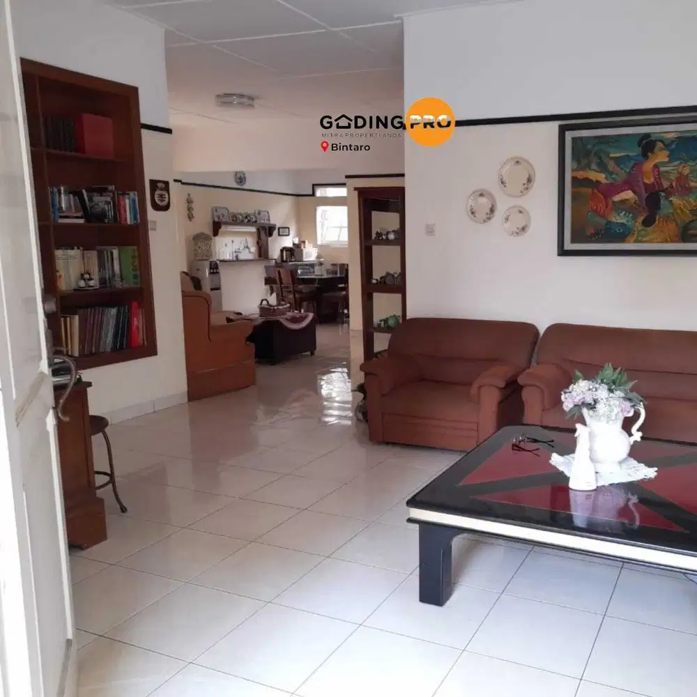 Dijual Rumah Klasik Asri Halaman Luas Cilandak Citos 1 Lantai SHM