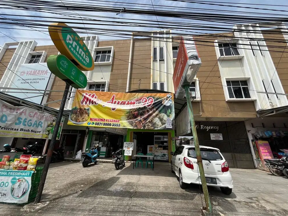 DIJUAL RUKO + GUDANG JALAN KEBUN BUNGA PALEMBANG