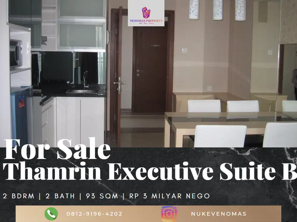 Dijual Apartement Thamrin Executive Suite B Private Lift 2BR