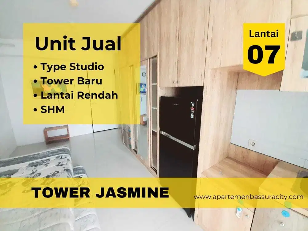 Jual apartment Bassura City type studio lantai rendah