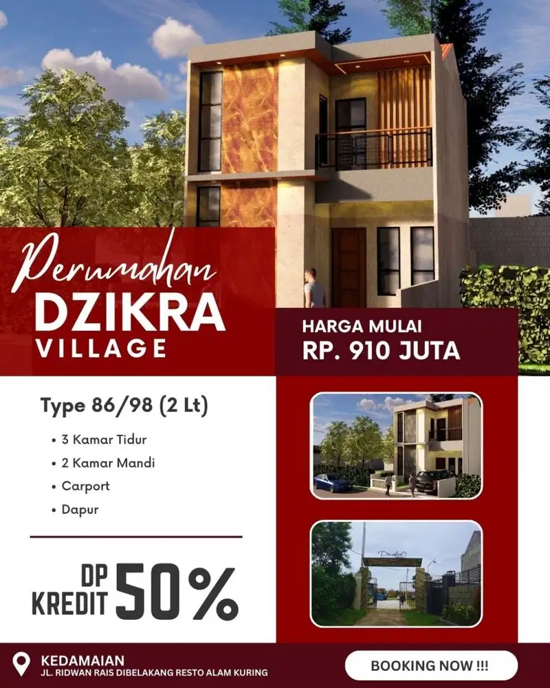 RUMAH MEWAH DUA LANTAI DI KEDAMAIAN BANDAR LAMPUNG