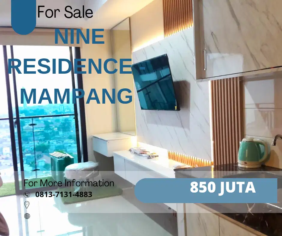 Dijual Apartemen di Mampang Buncit Jakarta Selatan - Nine Residence