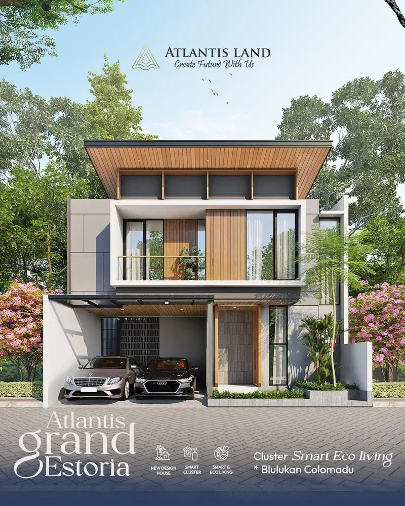 Rumah Mewah Colomadu 2 Lantai Utara IHS dan Hotel Alana