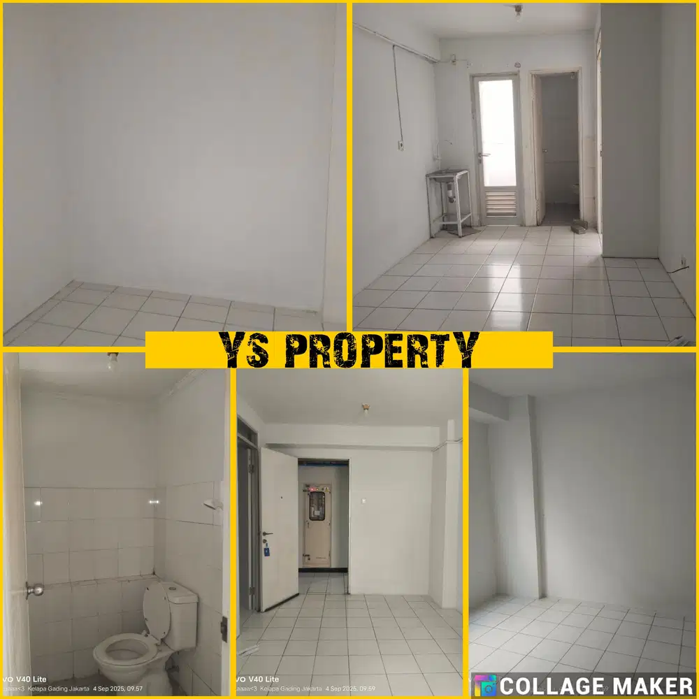 Disewakan Apartemen Gading Nias 2BR Kosongan