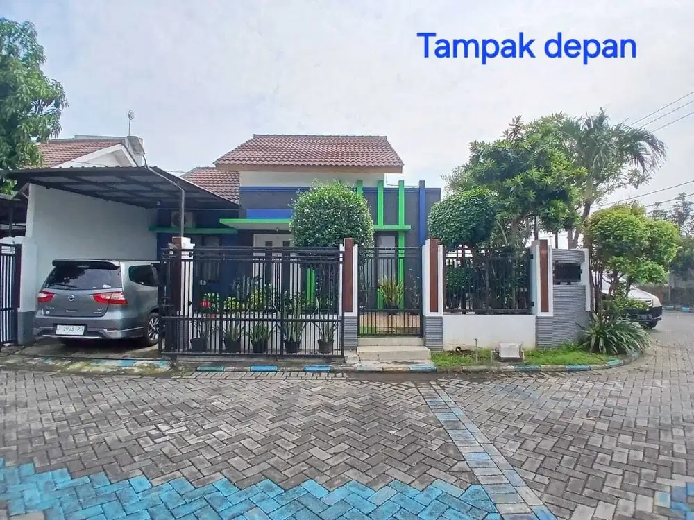 ‼️JUAL CEPAT ‼️RUMAH HOOK di JADE VILLE BUDURAN SIDOARJO SIAP HUNI