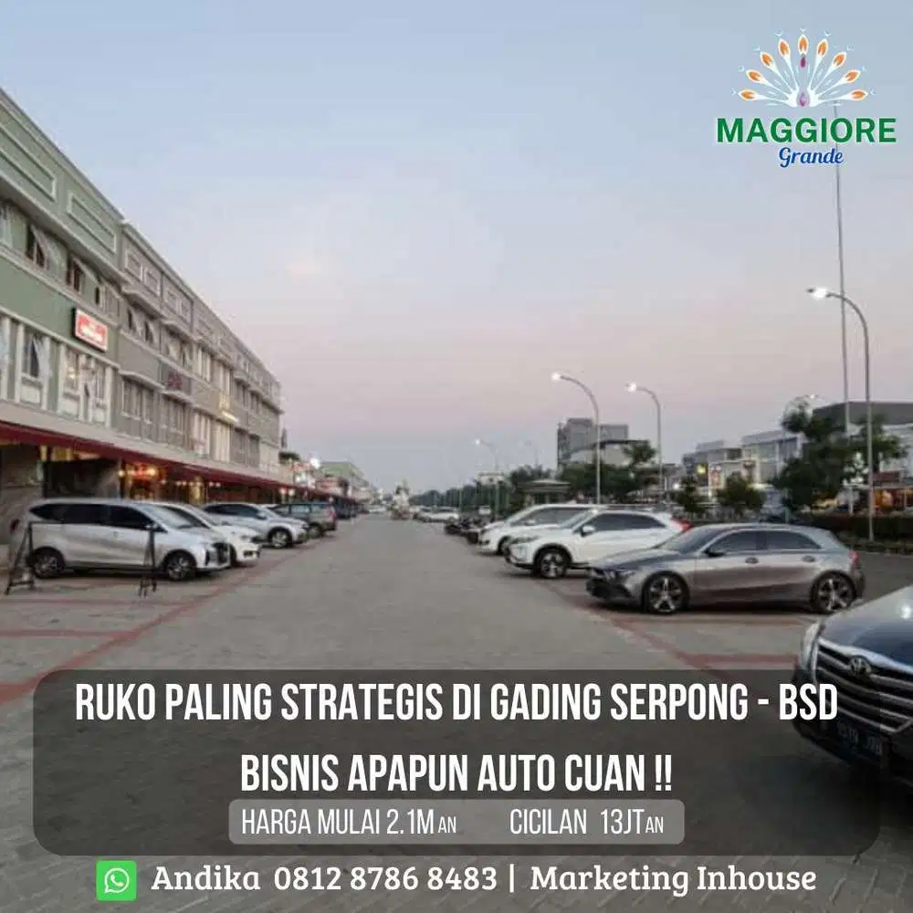 RUKO PALING STRATEGIS DI GADING SERPONG BSD