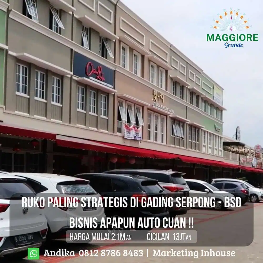 RUKO VIRAL DI GADING SERPONG CUMA 2,1Man!